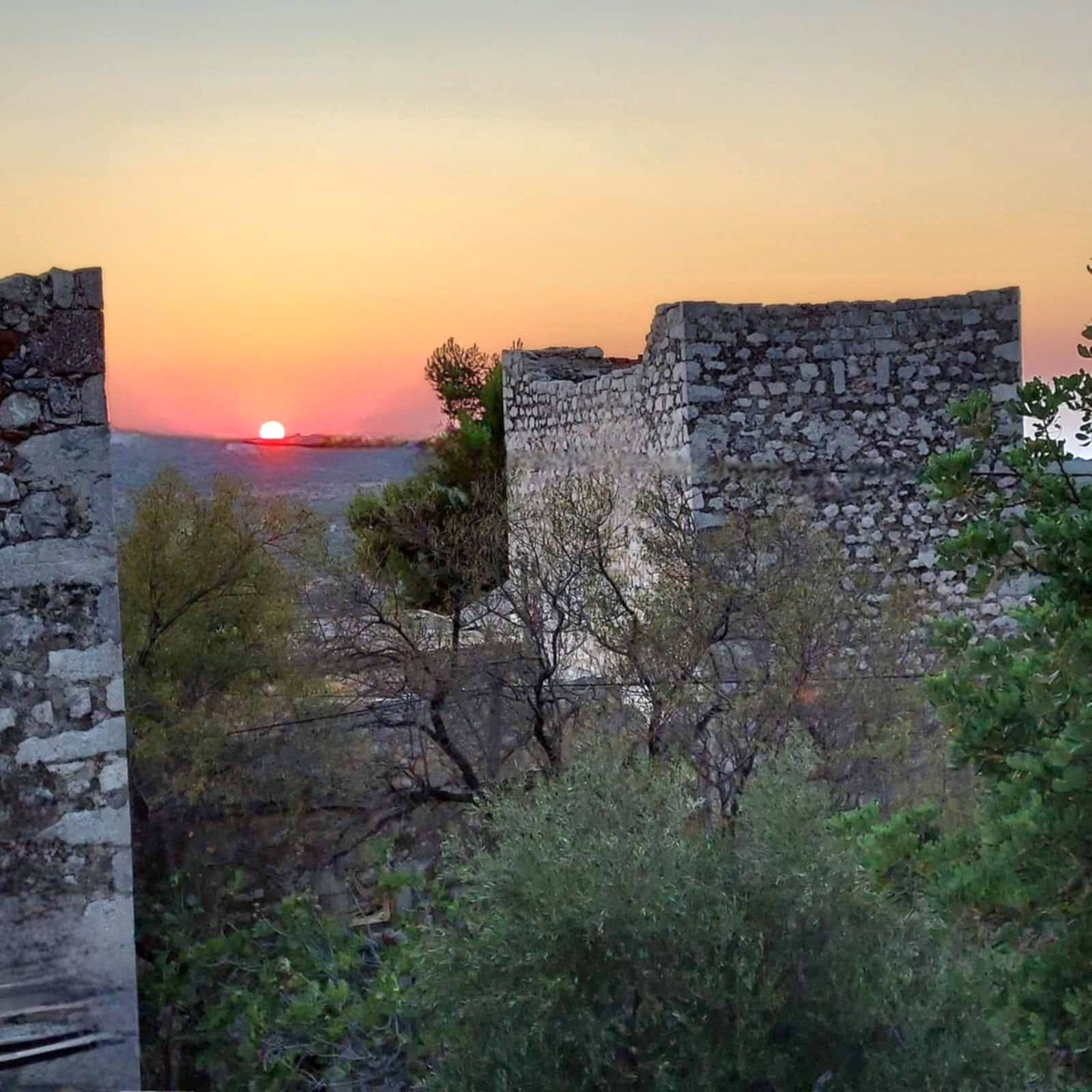 Sunset view from the towerhouse